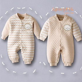 Quần áo sơ sinh 0-2 tuổi 100% cotton hữu cơ tự nhiên không chất tẩy nhuộm trần bông vô cùng mềm mại và ấm áp