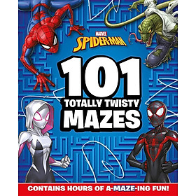 [Download Sách] Marvel Spider-Man: 101 Totally Twisty Mazes - Marvel Người nhện: 101 Mê cung