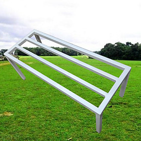 Mua Kệ kê chậu cây Dài 70 cm. Rộng10-15- 20-25-cm. Cao 10-15-20-25cm. Hộp thép 16 x16mm. 2 nan phụ ( Hàng Chính Hãng )
