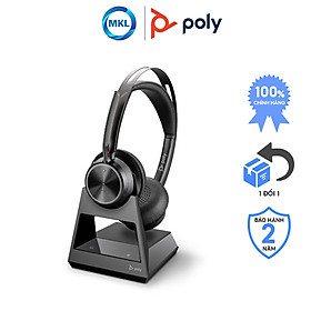 Mua Tai Nghe Không Dây Poly Voyager Focus 2 UC with Charge Stand USB-C Hàng Chính Hãng