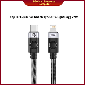 Cáp Dữ Liệu & Sạc Nhanh Type-C To Lightningg 27W ORICO C2L-BK-15 - Hàng Chính Hãng