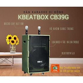 Mua Dàn Karaoke di động ACNOS CB39G - Loa kéo bass 4 tấc - Công suất lên đến 450W - Đầy đủ kết nối bluetooth  AV  USB