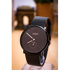 Đồng hồ nữ julius star hàn quốc js-043 kính sapphire dây thép