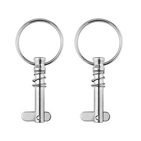 Set of 2 Quick Release Pins for Boats 6.3 Mm