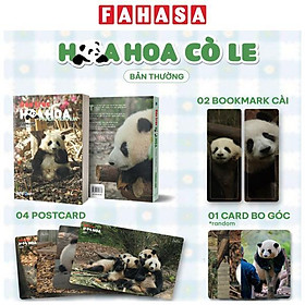 Gấu Trúc Hoa Hoa - Tặng Kèm 2 Bookmark Hai Mặt + 4 Postcard Hai Mặt Kèm