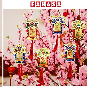 Bộ 6 Dây Treo Đầu Lân Trang Trí Tết - YD009