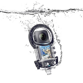 Camera Lặn Vỏ Vỏ Chống Nước 60M Bao Chống Nước Bộ Lọc Lặn Phụ Kiện Máy Ảnh Cho Insta360 ONE X3