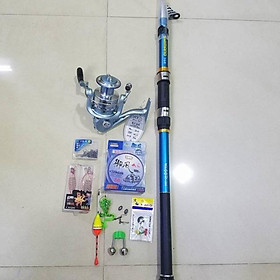 Bộ sản phẩm cần shimano 3m6 máy yolo kfb 5000