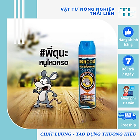 Chai Xịt Đuổi Chuột Thái Lan dành cho Nhà & Ô tô Rat Off 200ml