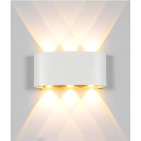 Mua Đèn tường rọi 6 tia SIVANA ánh sáng vàng hiện đại loại chuẩn chống nước IP66 mắt LED xịn