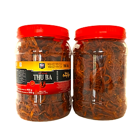 Combo 2 hộp khô bò xé sợi (hộp plastic) mỗi hộp 500gr ăn vặt, đu đủ trộn, ăn với mì tôm, uống bia