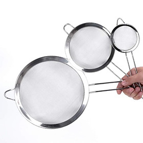 Mua Vợt Rây bột inox lọc trà cafe có tay cầm làm bánh vắt chanh inox - Dụng Cụ Lọc Bột Rây Lọc Sifter Lưới Lọc