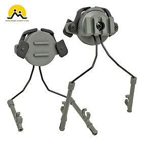 1 cặp tai nghe chiến thuật phụ kiện Bộ điều hợp tai nghe mũ bảo hiểm Bộ điều chỉnh giá treo có thể điều chỉnh cho các hoạt động ngoài trời Màu sắc