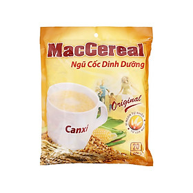 Ngũ cốc dinh dưỡng MacCereal bịch 560g 20 gói x 28g thơm ngon dễ uống tiện