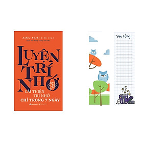 Luyện Trí Nhớ - Cải Thiện Trí Nhớ Chỉ Trong Bảy Ngày ( tặng kèm bookmark Sáng Tạo )