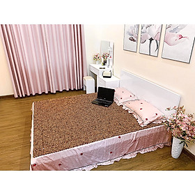 Chiếu Hạt Gỗ Hương Mộc Cao Cấp - Kích Thước 1,8mx2m hạt 1.2cm ( video , hình thật )