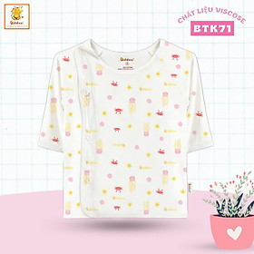 Áo dài tay sơ sinh hoạt hình dễ thương cho bé trai bé gái từ 3 đến 12kg (BB43)