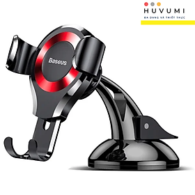 Hình ảnh [Hàng Chính Hãng] Bộ đế giữ điện thoại dùng trong xe hơi Baseus Osculum Type Gravity Car Mount (Hút chân không, Gắn Táp lô xe) LV374