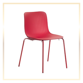 Mua Ghế ăn Italia cao cấp Ghế bàn ăn thân nhựa Polypropylene chân thép sơn nhập khẩu LAVORO European Plastic Dining Chairs – Nội thất CAPTA