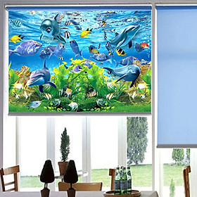 Mua Màn cuốn in tranh cảnh biển MCT-CB-07 Cao1m4