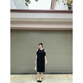 Váy Bầu Thời Trang Thiết Kế Dự Tiệc dambauxinh-BBA1890 chất mát freesize dưới 70kg