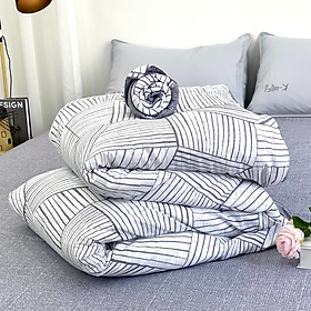 Mua Chăn bốn mùa Hàn Quốc K-Bedding by Everon MicroTencel Xám Phối Trắng KMTP112 180*200cm