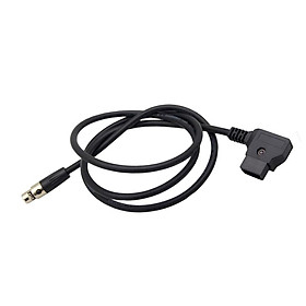 D- To 4 Pin Female Mini XLR Cable For  RED Camera  Monitor