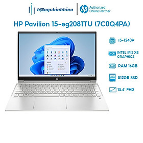 Hình ảnh Laptop HP Pavilion 15-eg2081TU 7C0Q4PA i5-1240P | 16GB | 512GB | 15.6' FHD | Win 11 Hàng chính hãng