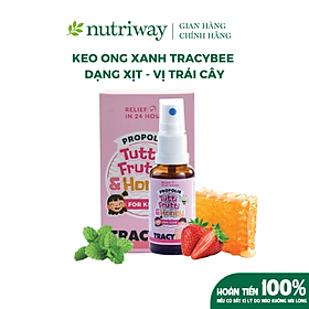 Xịt họng keo ong Tracybee Nutriway giúp cắt ngay cơn ho