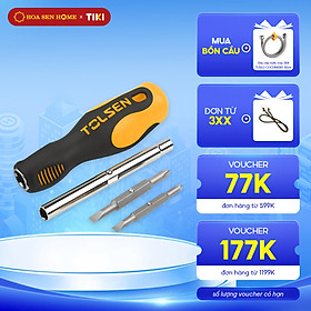 Mua Bộ tua vít 6 trong 1 cao cấp TOL 20043 sửa chữa đa năng  thiết kế gọn nhẹ - Hoa Sen Home - Hàng chính hãng