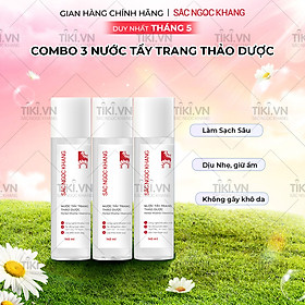 Combo 3 nước tẩy trang Sắc Ngọc Khang 145ml