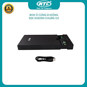 Mua Box ổ cứng di động SSK SHE090 chuẩn 3.0 - thiết kế đơn giản gọn nhẹ (đen)