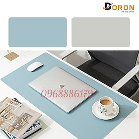 TẤM LÓT CHUỘT, MIẾNG DI CHUỘT 90 X 45 CM KIÊM DESKPAD THẢM DA TRẢI BÀN LÀM VIỆC DÙNG ĐƯỢC HAI MẶT