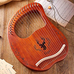 Mua ĐÀN HẠC LYRE HARP CEGA 19 DÂY MÀU NÂU CG03