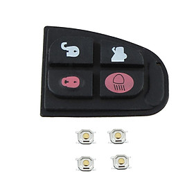 Car Replacement Key Fob Case Rubber Pad 4 Button for  XF