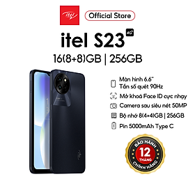 Điện Thoại Itel S23 16GB(8GB+8GB)/256GB | Pin 5000mAh | 6.6 Inch | Camera 50MP | HÀNG CHÍNH HÃNG