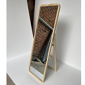 gương soi toàn thân nịnh dáng khung gỗ kích thước 50x120cm