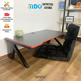Mua Bộ bàn bệt Gaming chân K + Ghế bệt TIDO - Mặt bàn dài 1m2