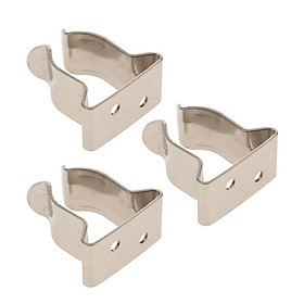 3x 304 Stainless Steel Marine Boat Hook Holder Clips -5/8inch To 1inch Tube