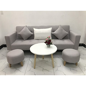 Bộ ghế sofa giường 2mx90 sofa bed tay vịn phòng khách salon linco13