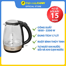 Mua Bình siêu tốc Hommy 1.7 lít KEGS5801B-GS - Hàng chính hãng