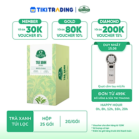 Trà xanh túi lọc 2g x 25 gói Phúc Long