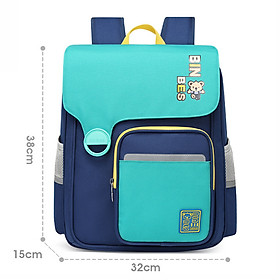 Ba lô học sinh cấp 1&2 siêu nhẹ chống gù chống nước cao cấp phong cách châu âu - HS1037A