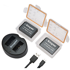 Mua Combo 2 pin 1 sạc đôi Kingma for Canon LP-E12 - Hàng chính hãng