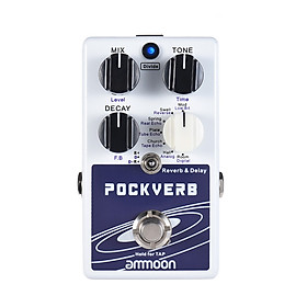 Bộ Chỉnh Hiệu Ứng Guitar Ammoon POCKVERB Tạo 7 Hiệu Ứng Reverb + 7 Hiệu Ứng Trễ Với Tap Tempo