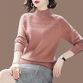 ÁO LEN NỮ KIỂU DÁNG CHÂU ÂU FREESIZE DƯỚI 60KG 049