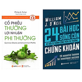 Hình ảnh Combo Sách Kỹ Năng Đầu Tư Chứng Khoán: Cổ Phiếu Thường, Lợi Nhuận Phi Thường + 24 Bài Học Sống Còn Để Đầu Tư Thành Công Trên Thị Trường Chứng Khoán