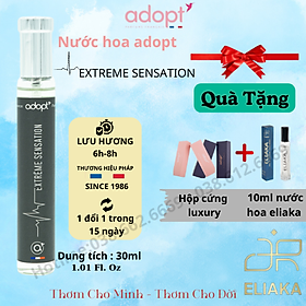 Nước hoa nam,nước hoa quang linh chính hãng adopt Extreme Sensation hương thơm cuốn hút mạnh mẽ trẻ trung dung tích 30ml