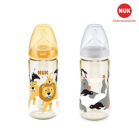 BÌNH SỮA NUK PREMIUM CHOICE+ NHỰA PPSU 300ML NÚM TI S2-M ANIMALS