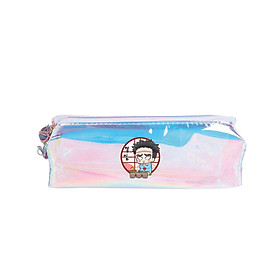 Hộp bút trong hologram IN HÌNH Kimetsu No Yaiba anime Thanh Gươm Diệt Quỷ ver nhà trẻ dụng cụ học tập